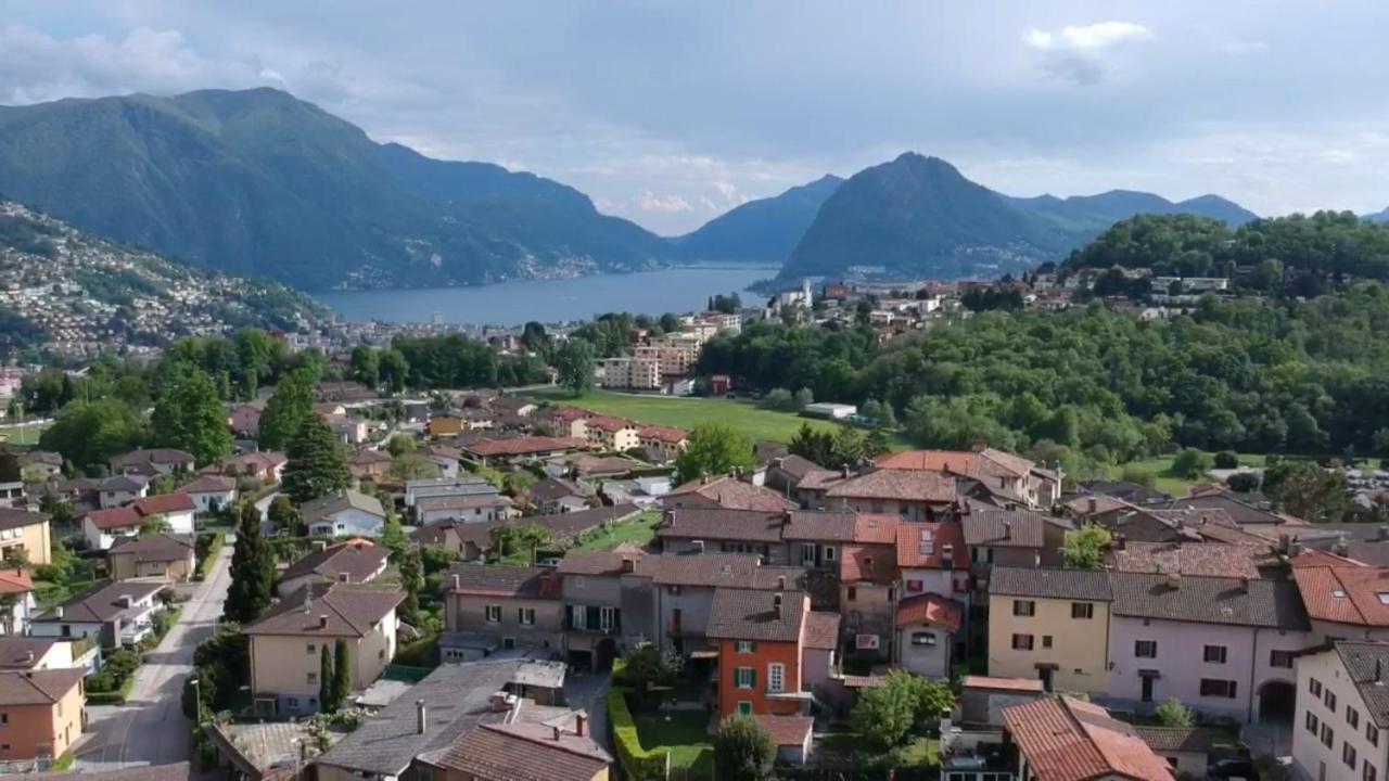Comano Lugano Ticino - B&B Walterina מראה חיצוני תמונה